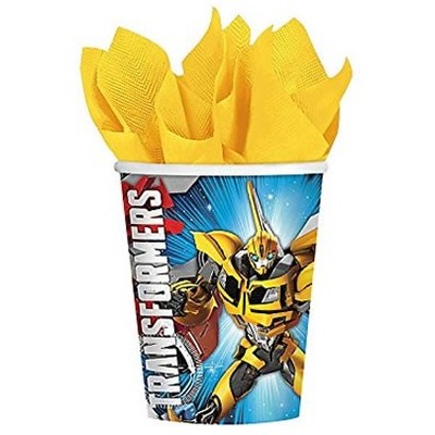 Transformers 9oz. Paper Cups Pk 8