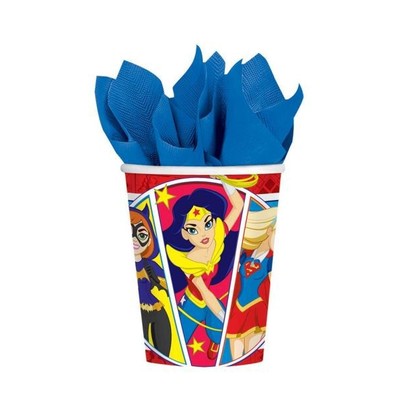 Super Hero Girls 9oz. Paper Cups Pk 8
