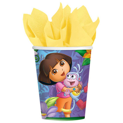 Dora the Explorer 9oz Paper Cups Pk 8 