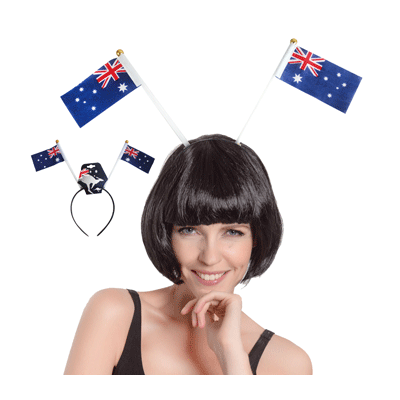 Australian Aussie Flags Headband Pk 1