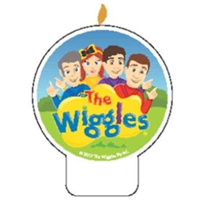 The Wiggles Flat Cake Candle Pk 1