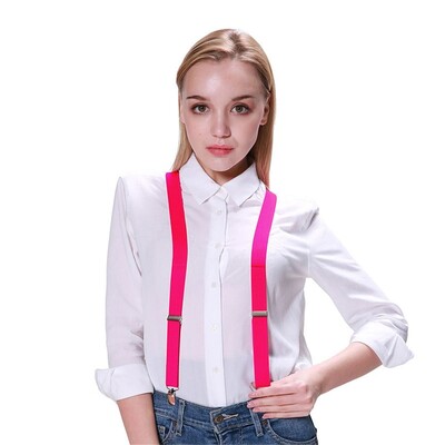 Adult Pink Suspenders Braces