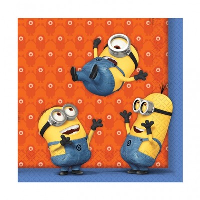 Despicable Me Minions Lunch Napkins 3Ply Pk20 