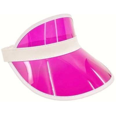 Pink Poker Visor Hat