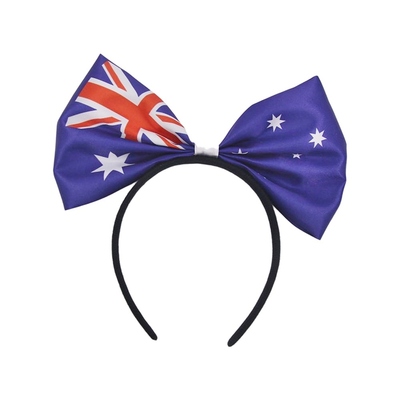 Australian Aussie Flag Bow Headband