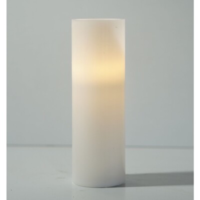 Real Wax Flameless LED Candle Warm White 7.5 x 22.5cm | Battery Operated