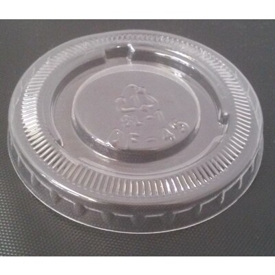 Clear Plastic Lids for Clear Plastic 1oz. / 30ml Portion Containers Pk 100 