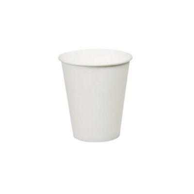 White Paper Water Cups 200ml 6oz (Pk 50)