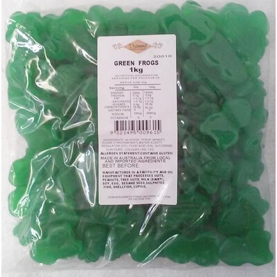 Frogs Green 1kg Pk1 