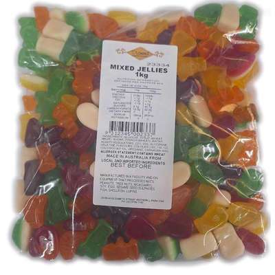Mixed Jelly Lollies 1kg