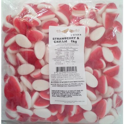 Strawberry & Cream Confectionery (1kg) 
