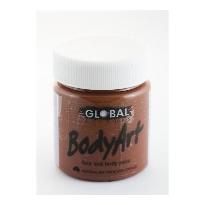 Brown Face and Body Paint Jar (45ml) Pk 1