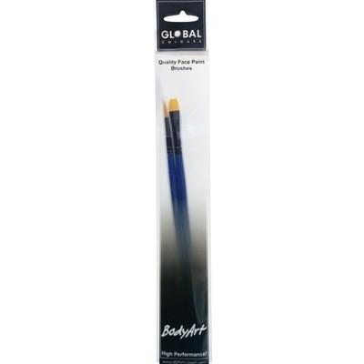 Face Paint Brush Set Pk 2