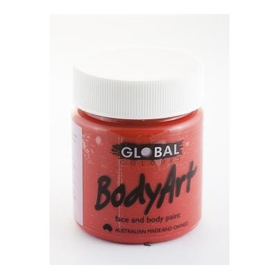 Brilliant Red Face and Body Paint Jar (45ml) Pk 1