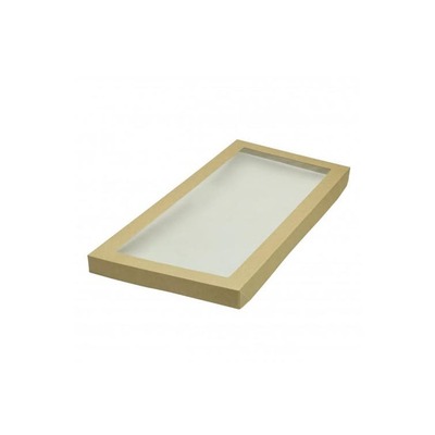 Lid for Beta Rectangular Catering Box Large (564mm x 255mm) Pk 1 (LID ONLY)
