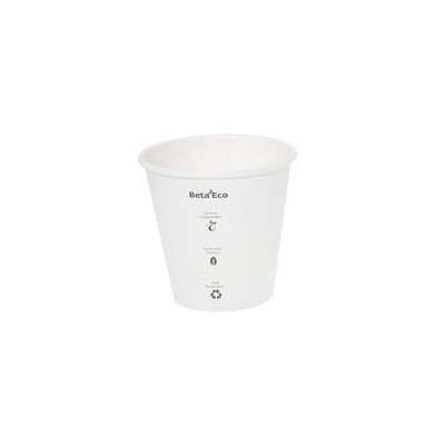 Compostable White Single Wall 60mm Coffee Cup 4oz 118ml Pk 50
