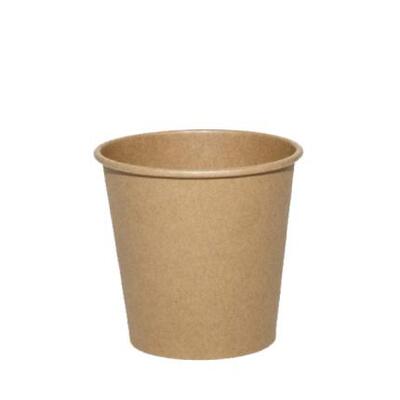 Kraft Brown BetaEco Smooth 80mm Single Wall 8oz 240ml Coffee Cup (Pk 50)