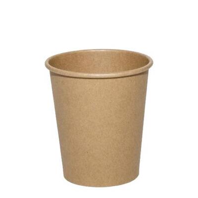 Kraft Brown BetaEco Smooth 90mm Single Wall 12oz 360ml Coffee Cup (Pk 50)