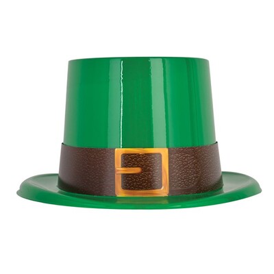 St Patrick's Day Plastic Leprechaun Top Hat