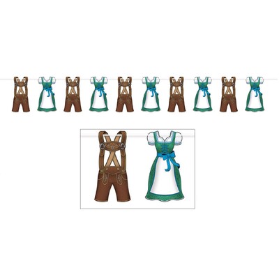 Oktoberfest Lederhosen Dirndl Flag Banner 183cm