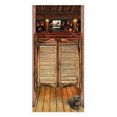 Western Saloon Door Cover Poster Decoration