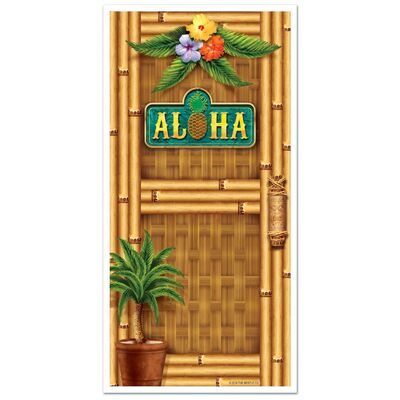 Hawaiian Aloha Door Cover 76x152cm (Pk 1)