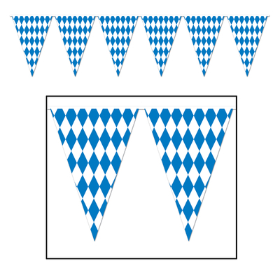 Oktoberfest Pennant Flag Banner Bunting (36m) Pk 1
