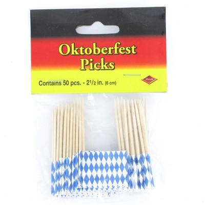 Oktoberfest Toothpicks Pk 50 