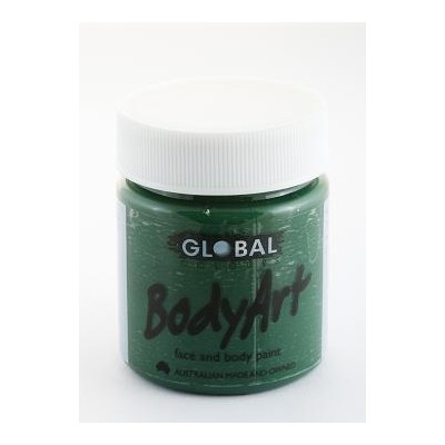 Deep Green Face and Body Paint Jar (45ml) Pk 1