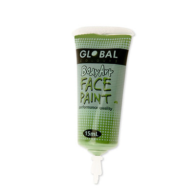 Green Oxide Face and Body Paint Tube (15ml) Pk 1