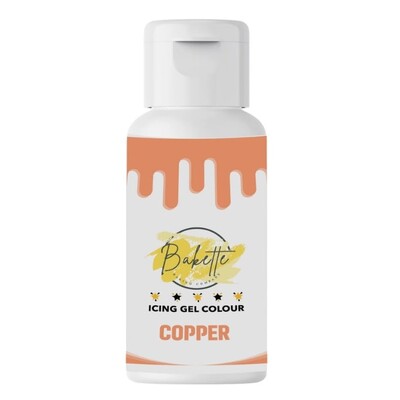 Bakette Icing Gel Colour Copper 20ml