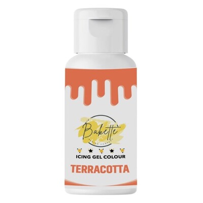 Bakette Icing Gel Colour Terracotta 20ml