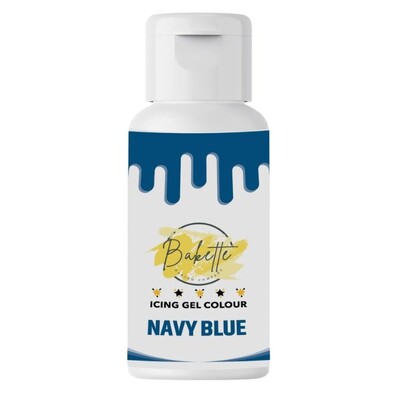 Bakette Icing Gel Colour Navy Blue 20ml