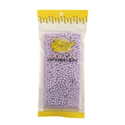 Bakette Pearly Purple Sugar Pearls Cake Sprinkles 56g