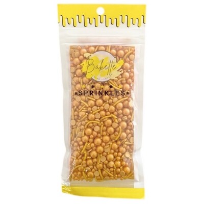 Bakette Make Your Mix Gold Cake Sprinkles 56g
