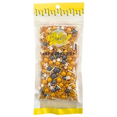 Bakette Glitter & Gold Cake Sprinkles 56g