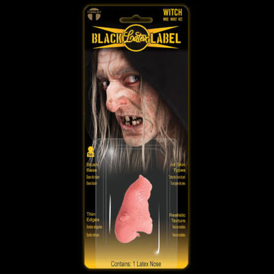 Flesh Tone Latex Witch Nose with Wart (Pk 1)