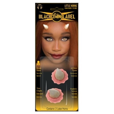 Tinsley Black Label Latex White Little Horns (Pk 2)