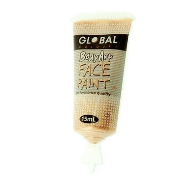 Metallic Gold Face and Body Paint Tube (15ml) Pk 1
