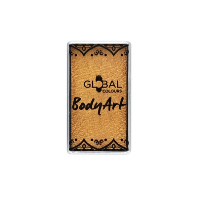 Global Metallic Gold Cake Face Body Paint 20g