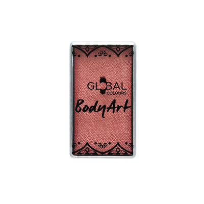 Global Metallic Rose Gold Cake Face Body Paint 20g