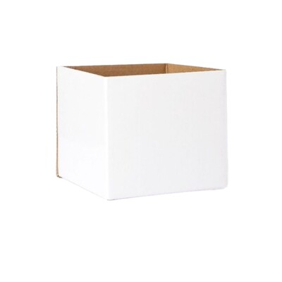White Mini Box 12.5cm x 12.5cm x 11cm | Balloon Arrangement & Centrepiece