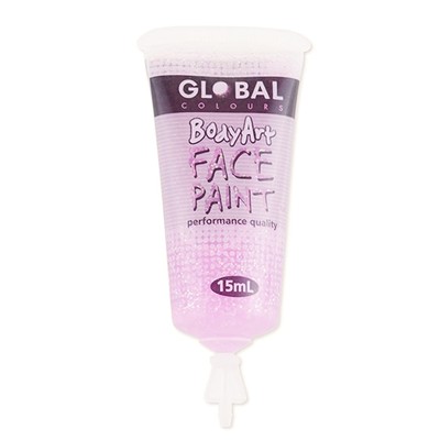 Pink Glitter Face and Body Paint Tube (15ml) Pk 1