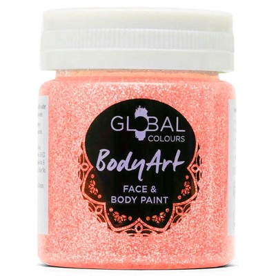 Pink Glitter Face and Body Paint Jar (45ml) Pk 1