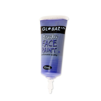 Purple Face and Body Paint Tube (15ml) Pk 1