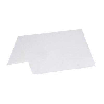 Ginger Ray White Cotton Paper Place Cards Pk 10