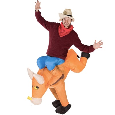 Adult Inflatable Bull Rider Costume (One Size)