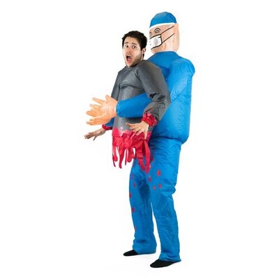 Adult Inflatable Surgeon Costume (One Size)