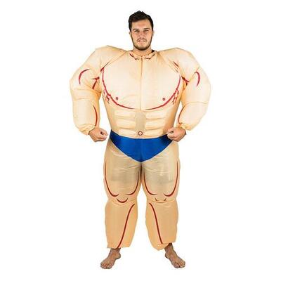 Adult Inflatable Muscle Man Costume (One Size)