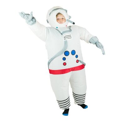 Child Inflatable Spaceman Astronaut Costume (One Size)